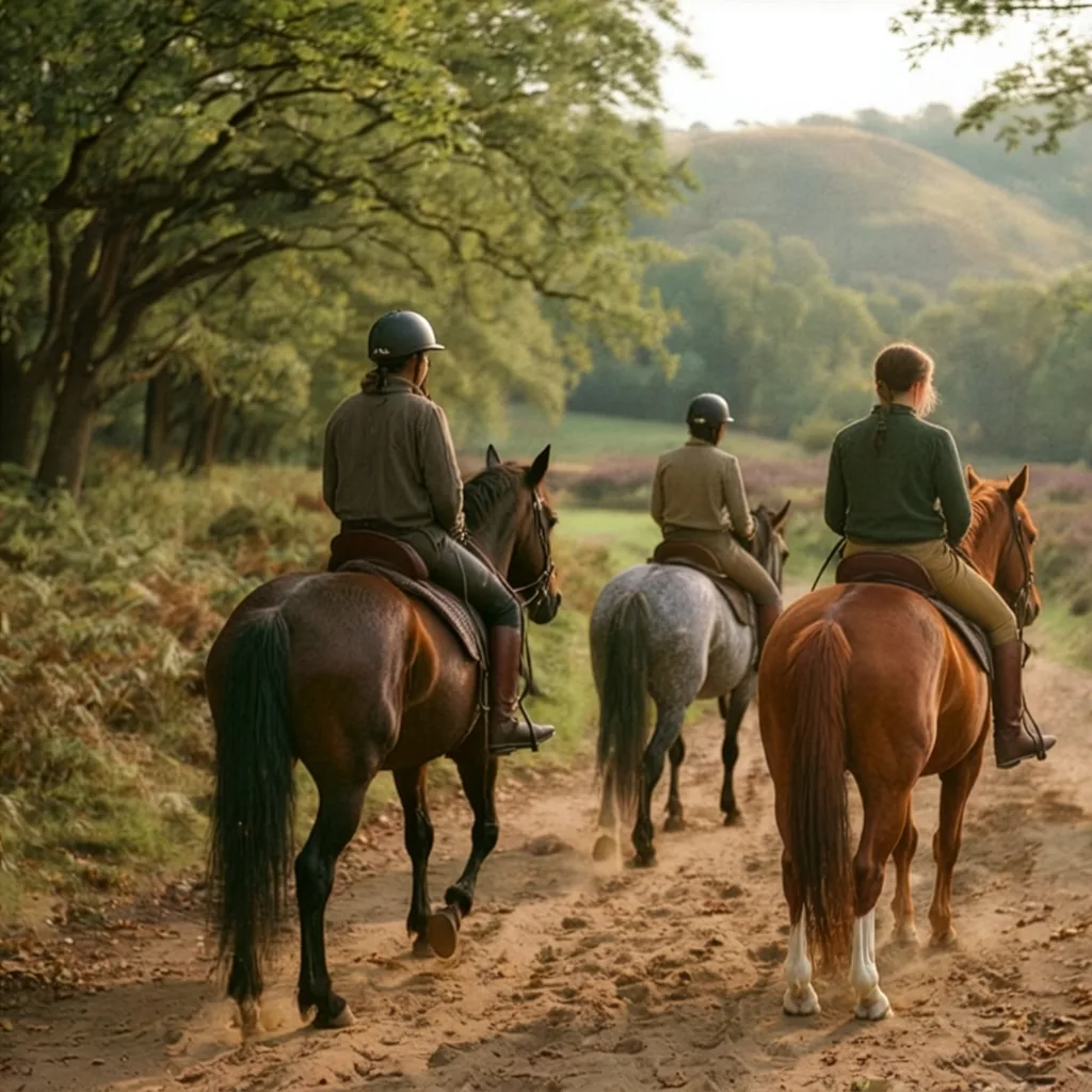 Balade à cheval en Haute-Vienne, autour de Saint-Sylvestre