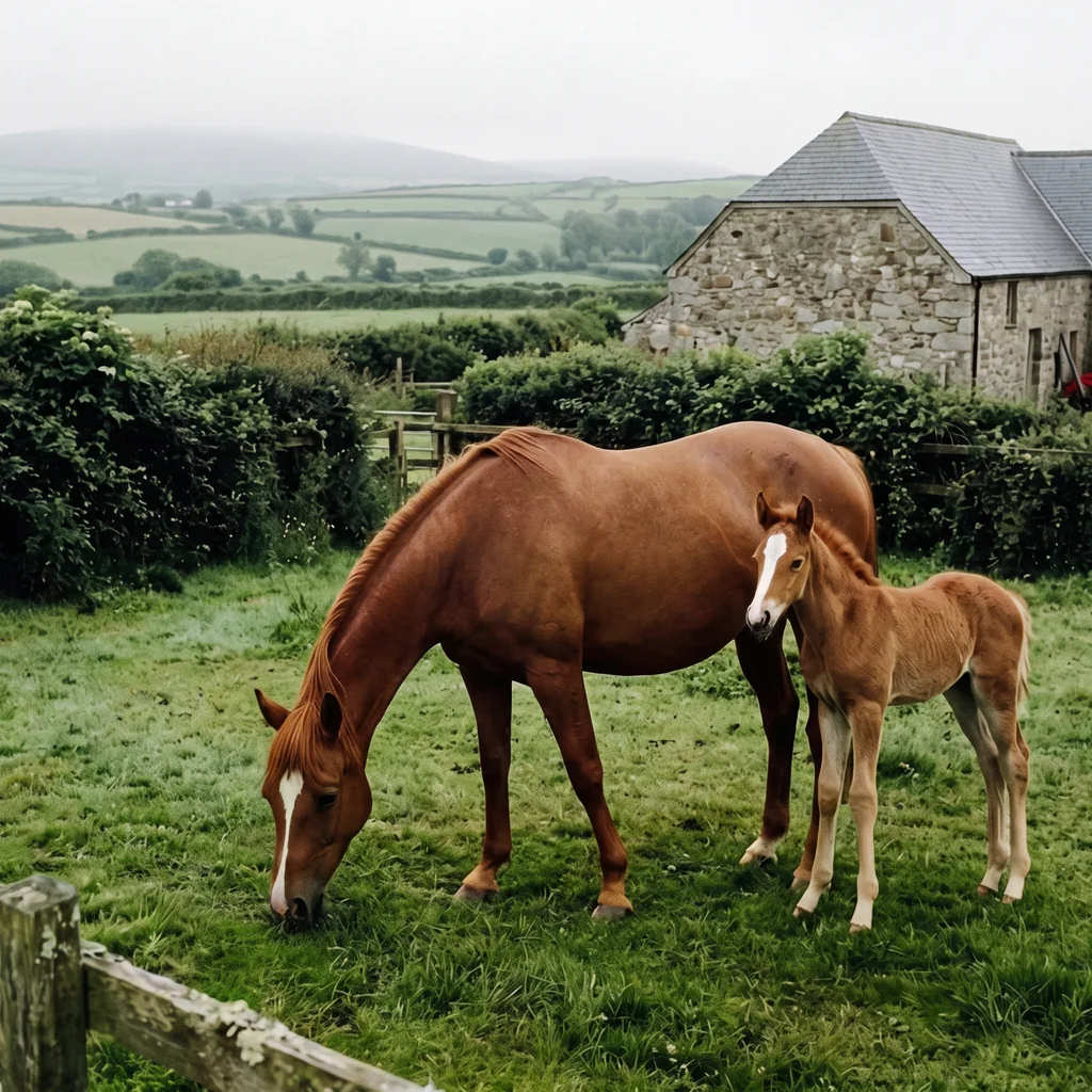 Élevage de chevaux au Ranch Tashunka, Saint-Sylvestre