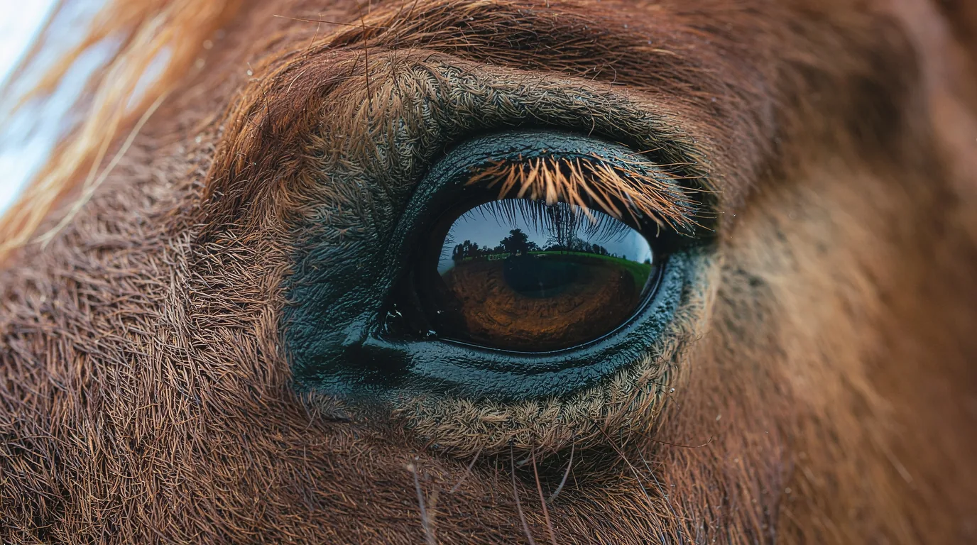 Un regard de cheval au Ranch Tashunka, Saint-Sylvestre